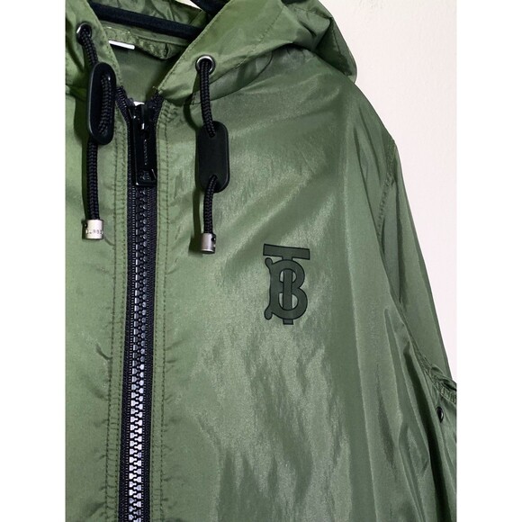 Burberry Windbreaker US 4 Lightweight Jacket Zip Pockets Hooded - Picture 3 of 15